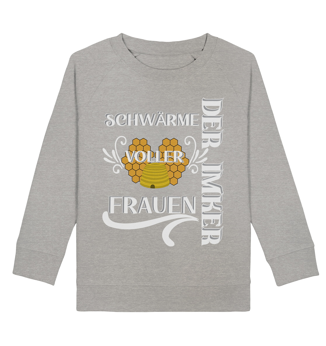 Der Imker, schwärme voller Frauen, Imkerei, Helden, Helles Motiv - Kids Organic Sweatshirt