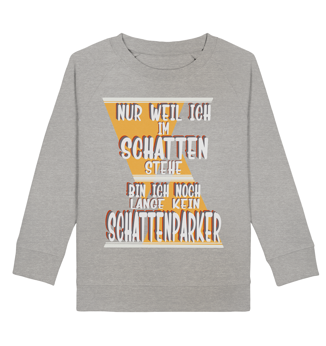 Schattenparker, mein Statement, Helles Design - Kids Organic Sweatshirt