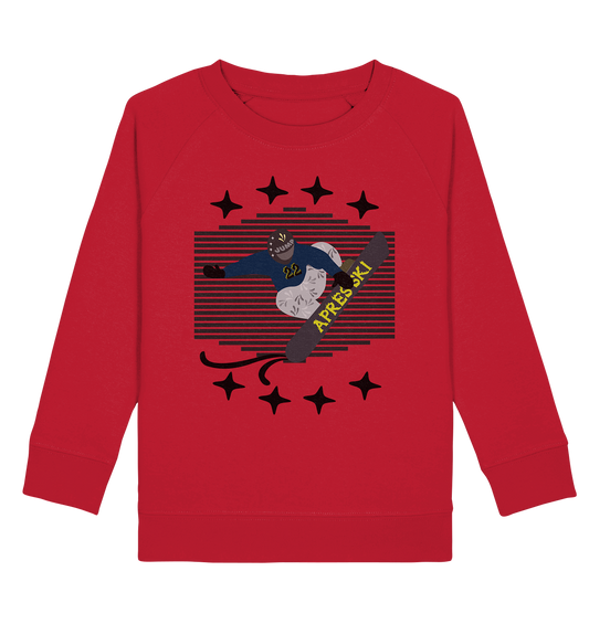 Snowboarding, Apres- Ski, Snowboard, - Kids Organic Sweatshirt