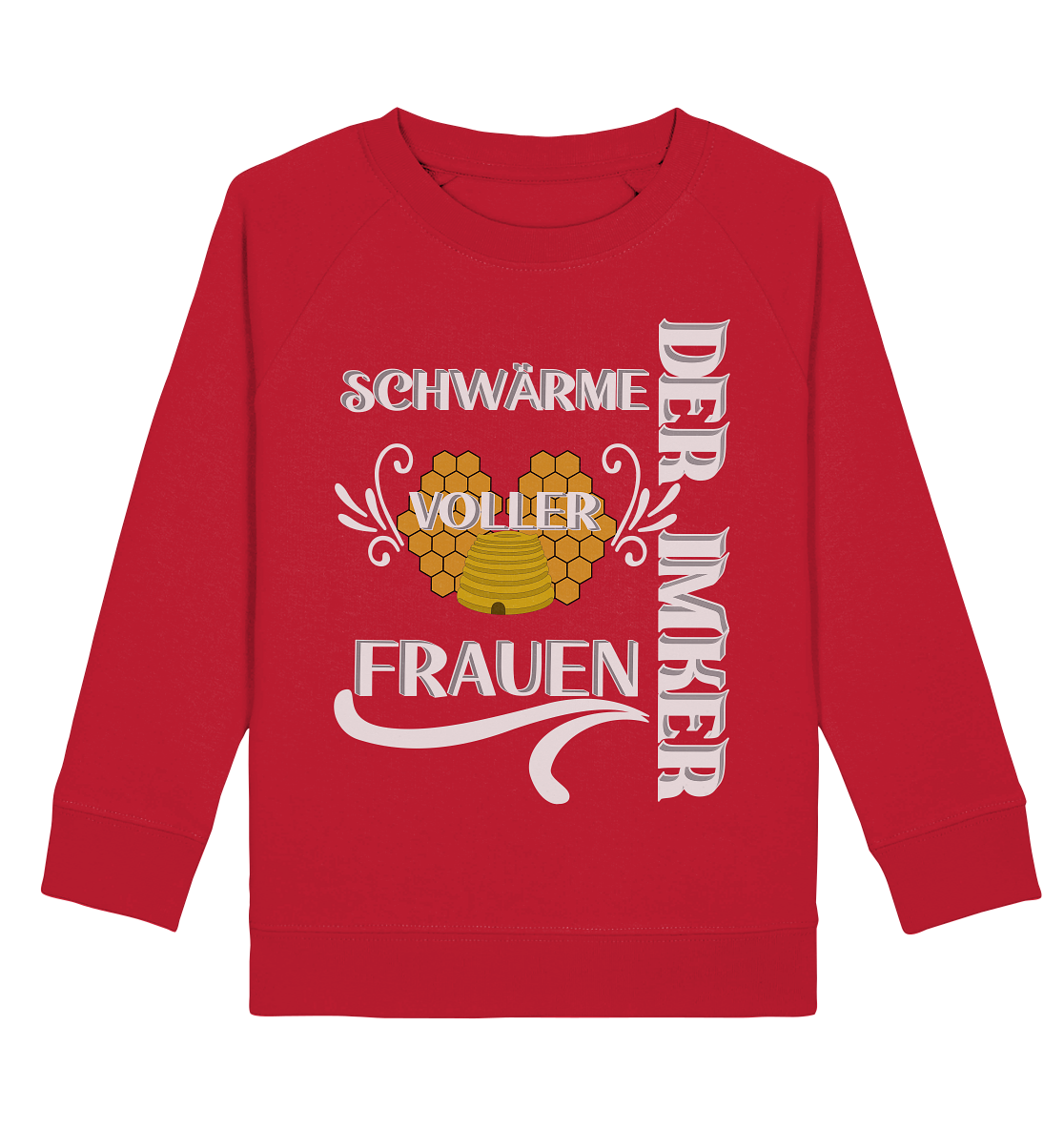 Der Imker, schwärme voller Frauen, Imkerei, Helden, Helles Motiv - Kids Organic Sweatshirt