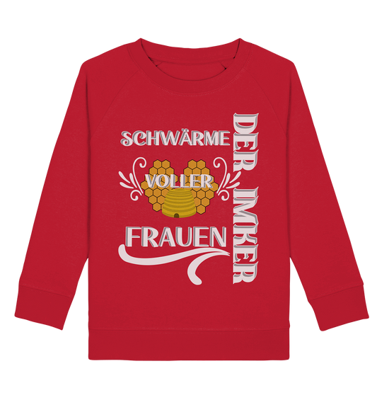 Der Imker, schwärme voller Frauen, Imkerei, Helden, Helles Motiv - Kids Organic Sweatshirt