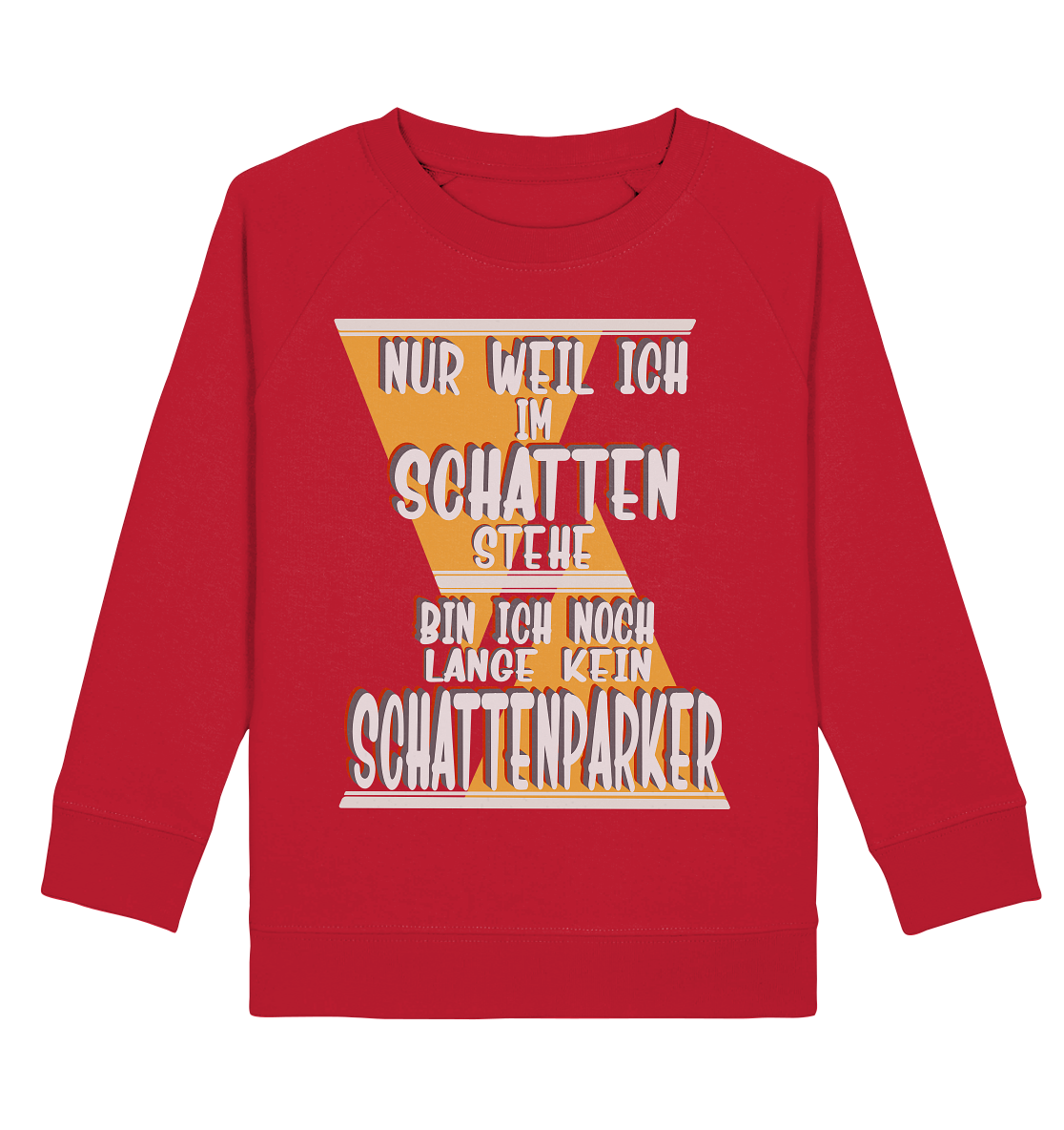 Schattenparker, mein Statement, Helles Design - Kids Organic Sweatshirt