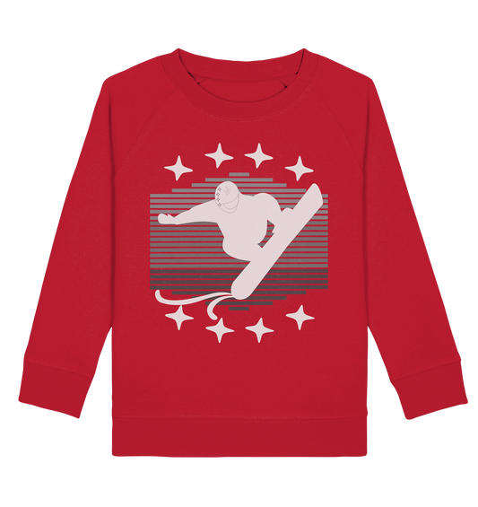 Snowboarder, Apres- Ski, Party danach, Piste - Kids Organic Sweatshirt