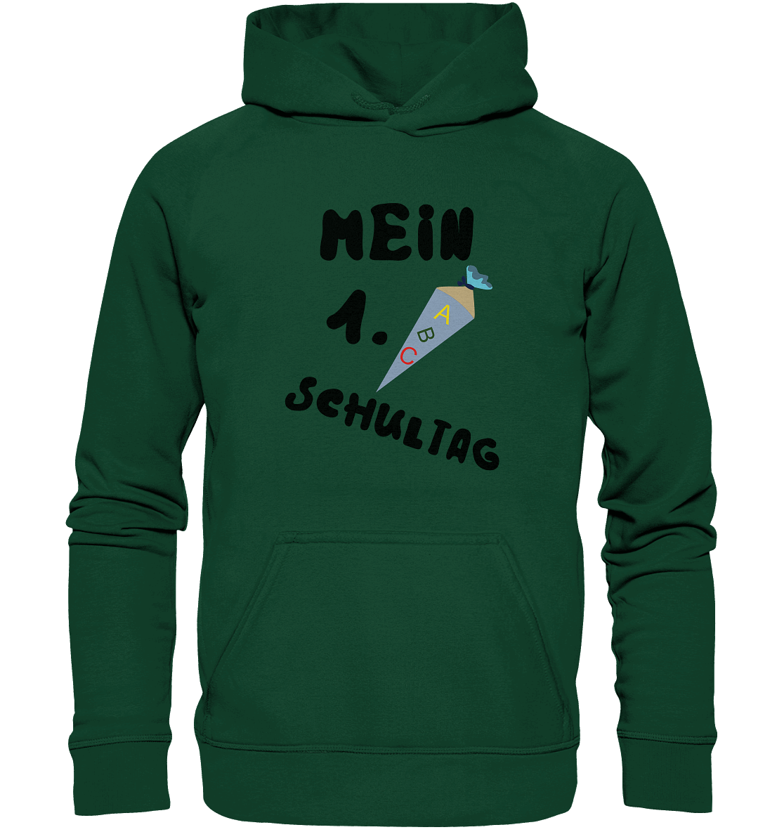 1. Schultag, Einschulung, Zuckettüte - Kids Premium Hoodie