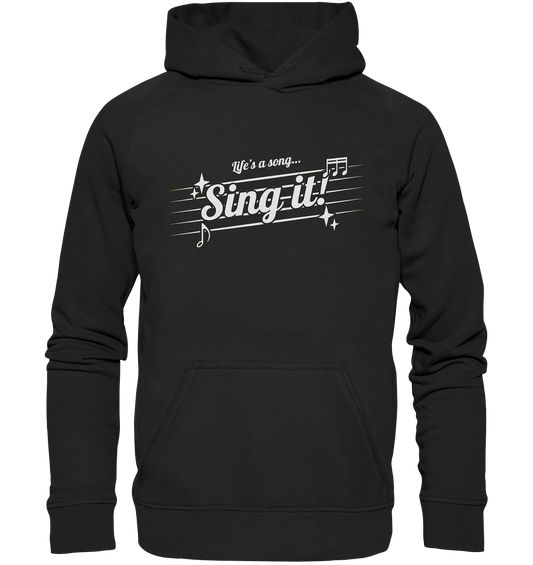 LIFE'S A SONG- Sing It, streetwear, casual Style - Kids Premium Hoodie