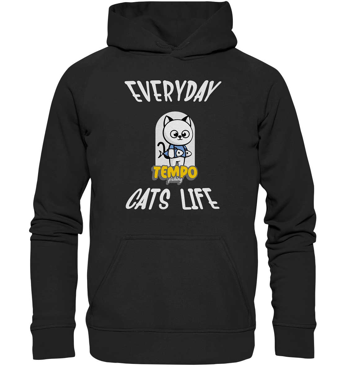 Katzenleben- Everyday Cats Life, Katzenliebhaber, Tierfreund - Kids Premium Hoodie