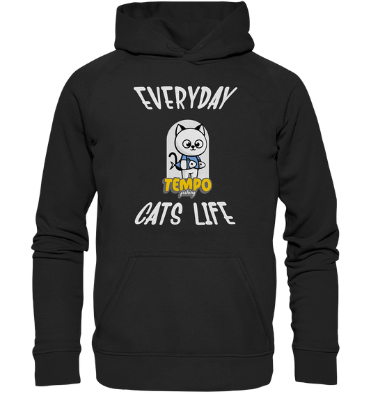 Katzenleben- Everyday Cats Life, Katzenliebhaber, Tierfreund - Kids Premium Hoodie