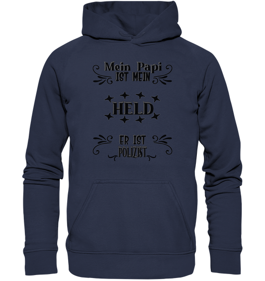 DAS PAPA PROJEKT-MEIN HELD-POLIZIST- Kids Premium Hoodie