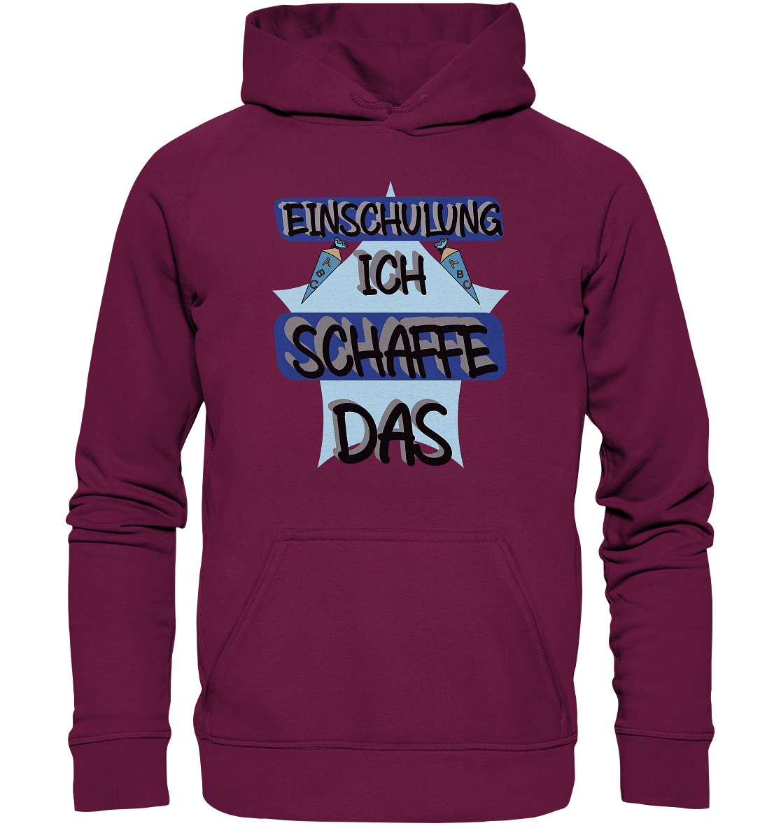 Einschulung, Ich schaff das Motivation - Kids Premium Hoodie