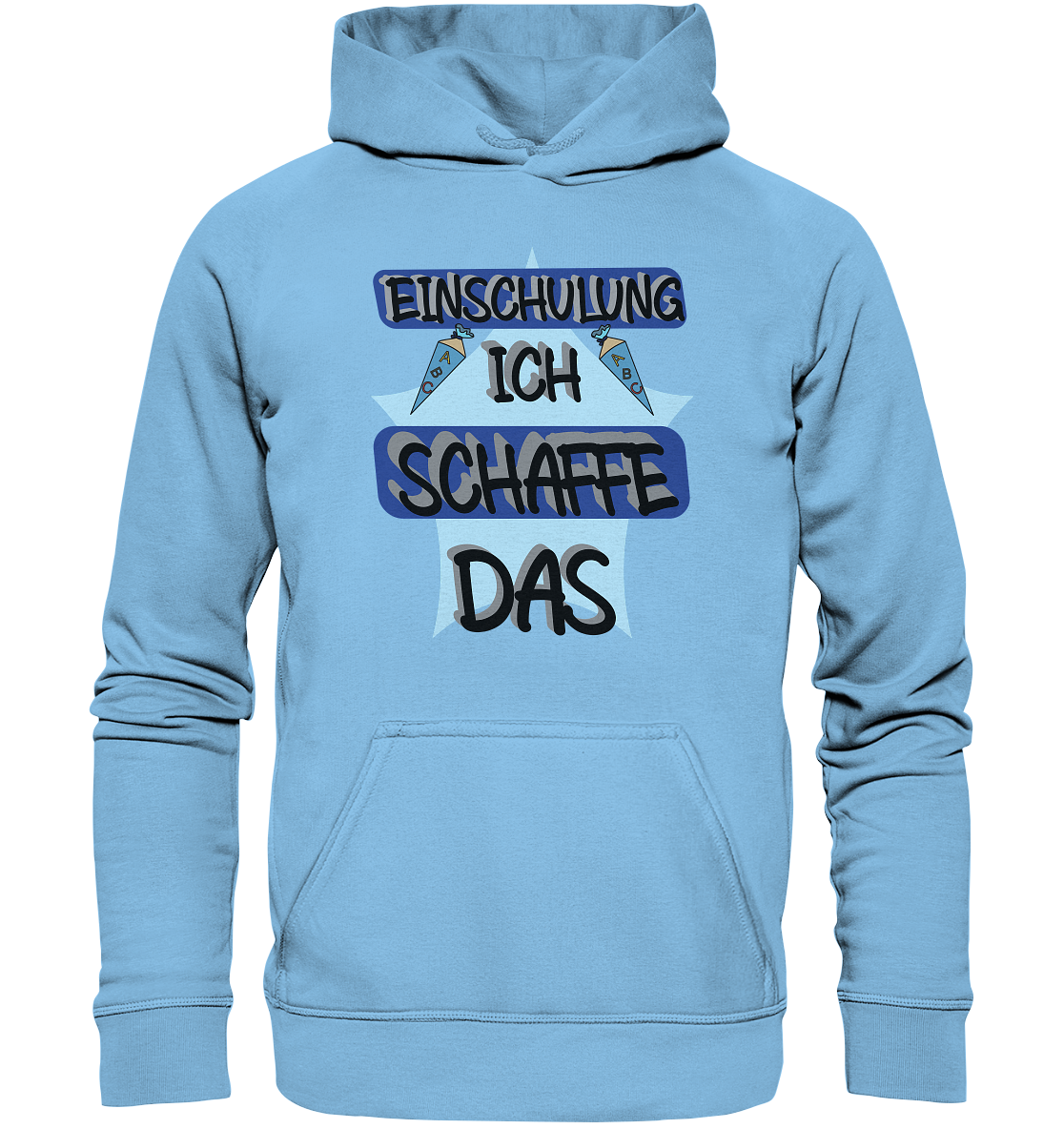 Einschulung, Ich schaff das Motivation - Kids Premium Hoodie