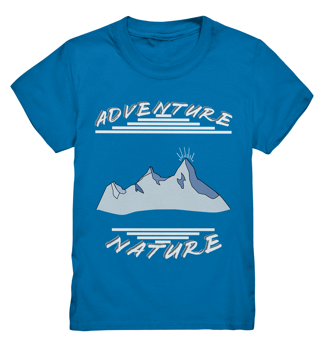 Adventure Nature, Abenteuer Natur, Camping, Geocaching - Kids Premium Shirt