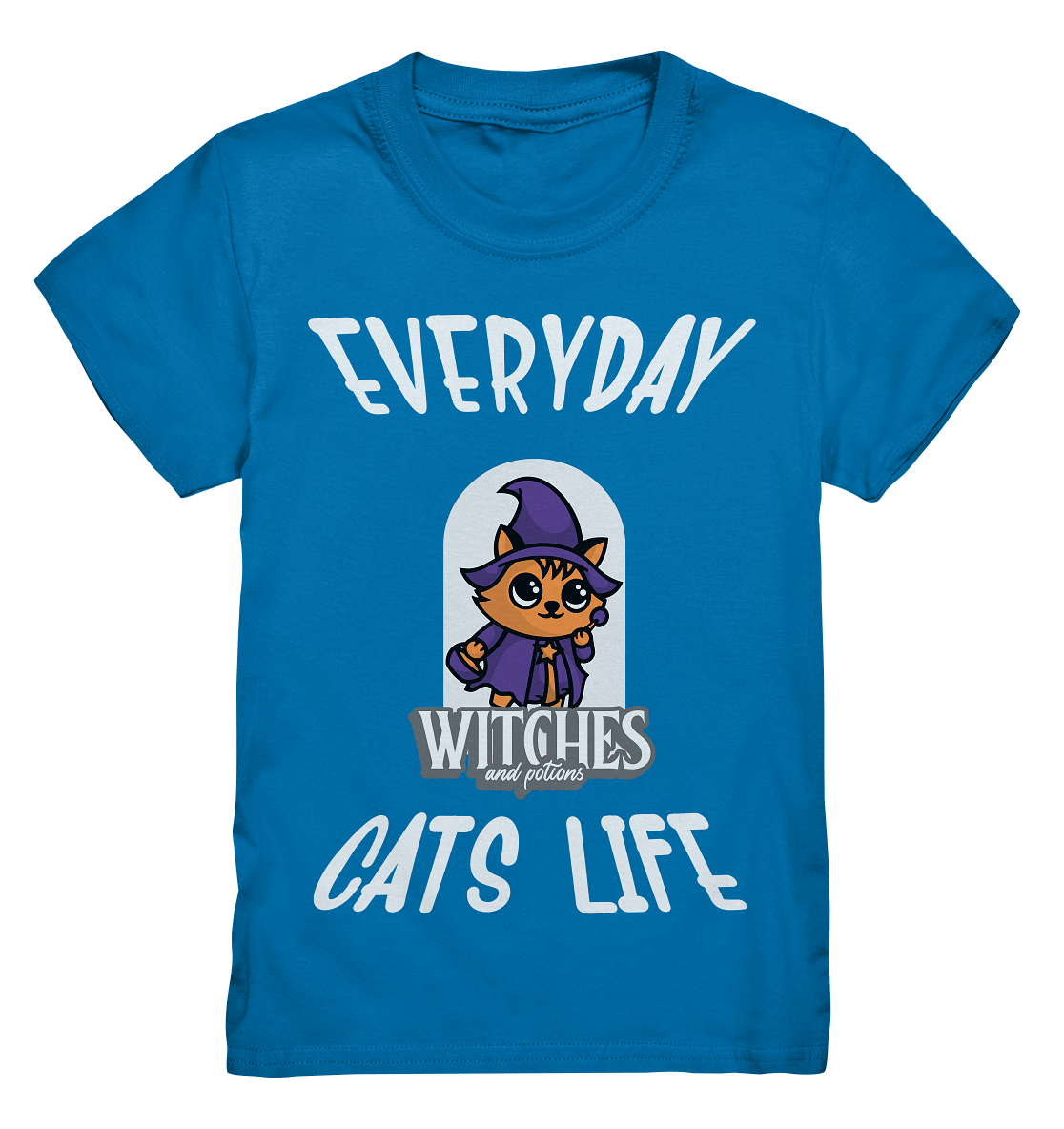 T-Shirt Comic Katze Hexe- Kids Premium Shirt