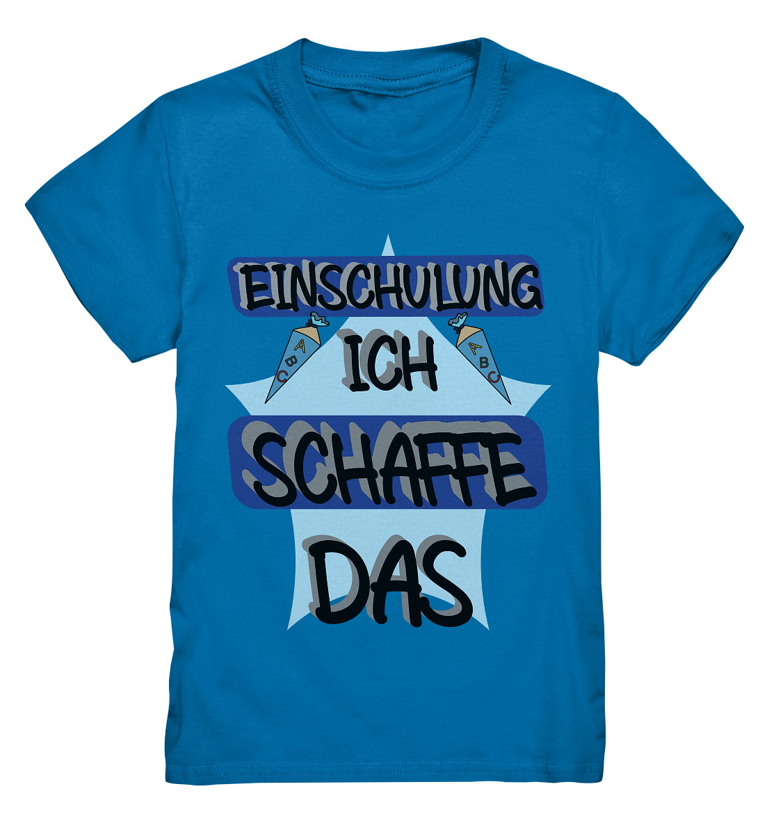 Einschulung, Ich schaff das Motivation - Kids Premium Shirt