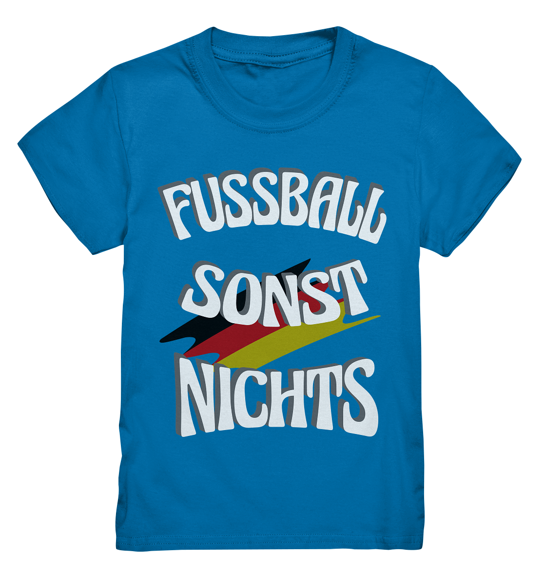 Fussball sonst Nichts, mit Leib und Seele Fan, Fußballfans - Kids Premium Shirt