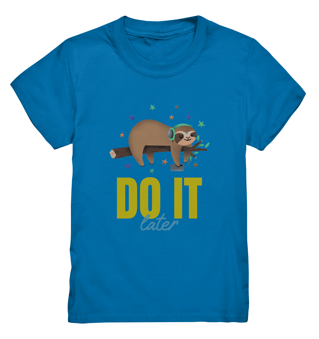 T-Shirt Kids- do it later- cooles Basic für jeden Look- Premium Shirt