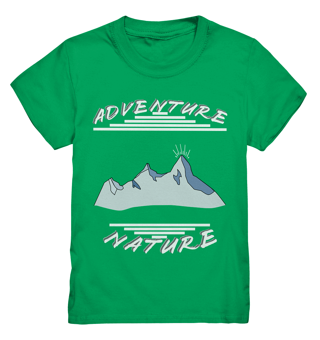 Adventure Nature, Abenteuer Natur, Camping, Geocaching - Kids Premium Shirt