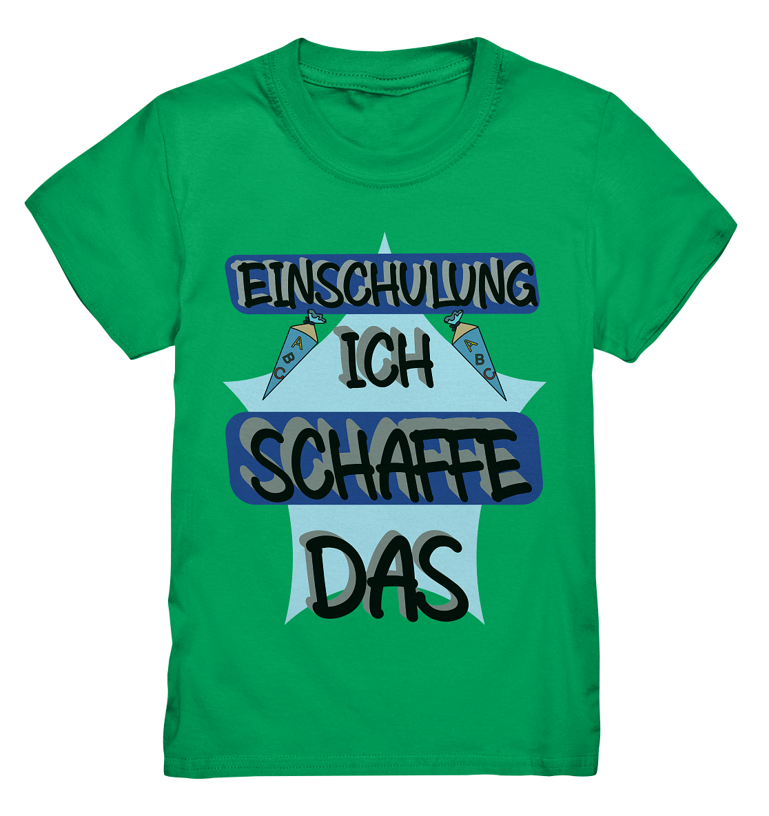 Einschulung, Ich schaff das Motivation - Kids Premium Shirt