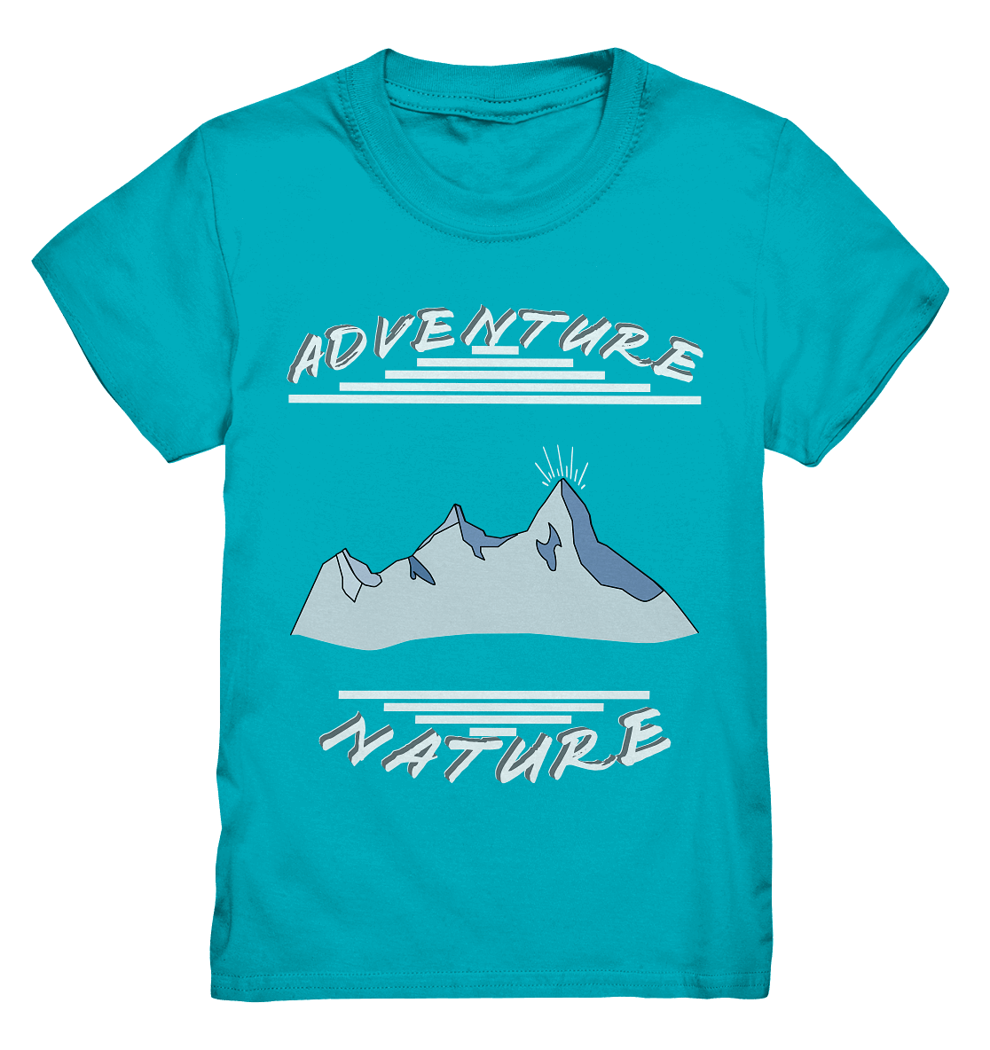 Adventure Nature, Abenteuer Natur, Camping, Geocaching - Kids Premium Shirt