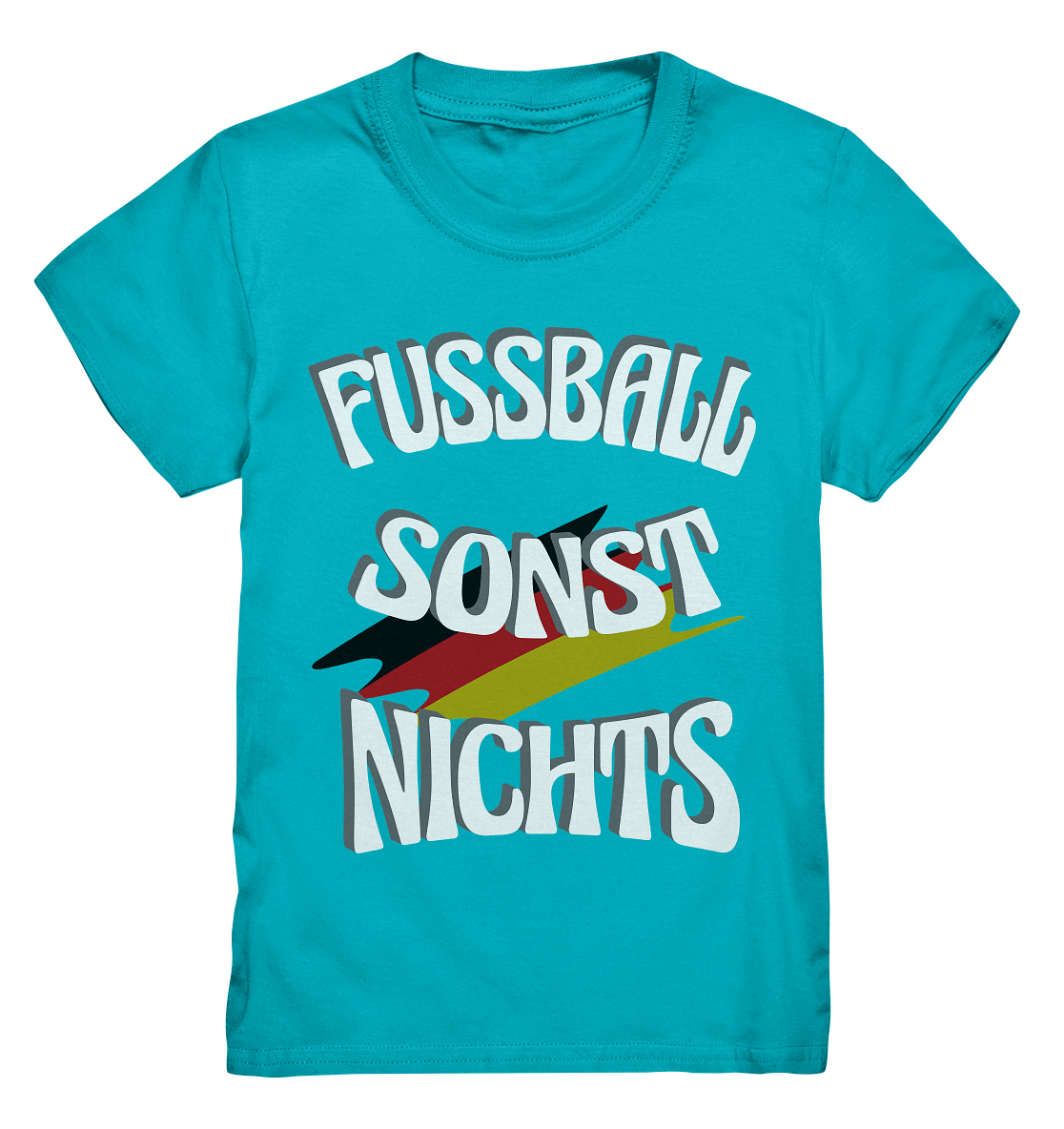 Fussball sonst Nichts, mit Leib und Seele Fan, Fußballfans - Kids Premium Shirt