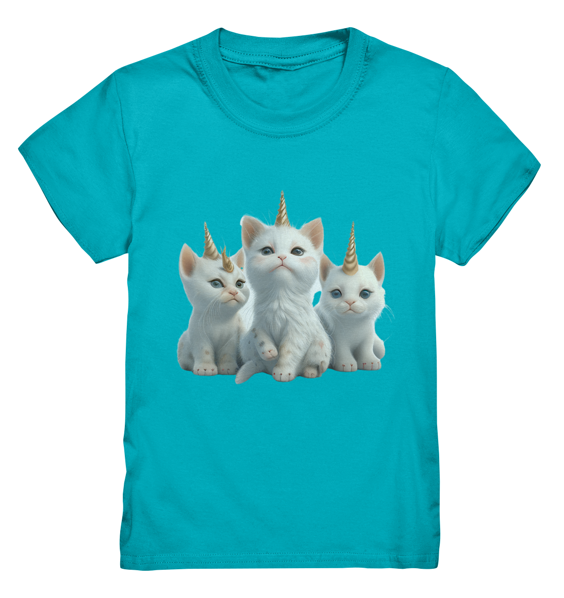 Einhorn-Katzen - Kids Premium Shirt