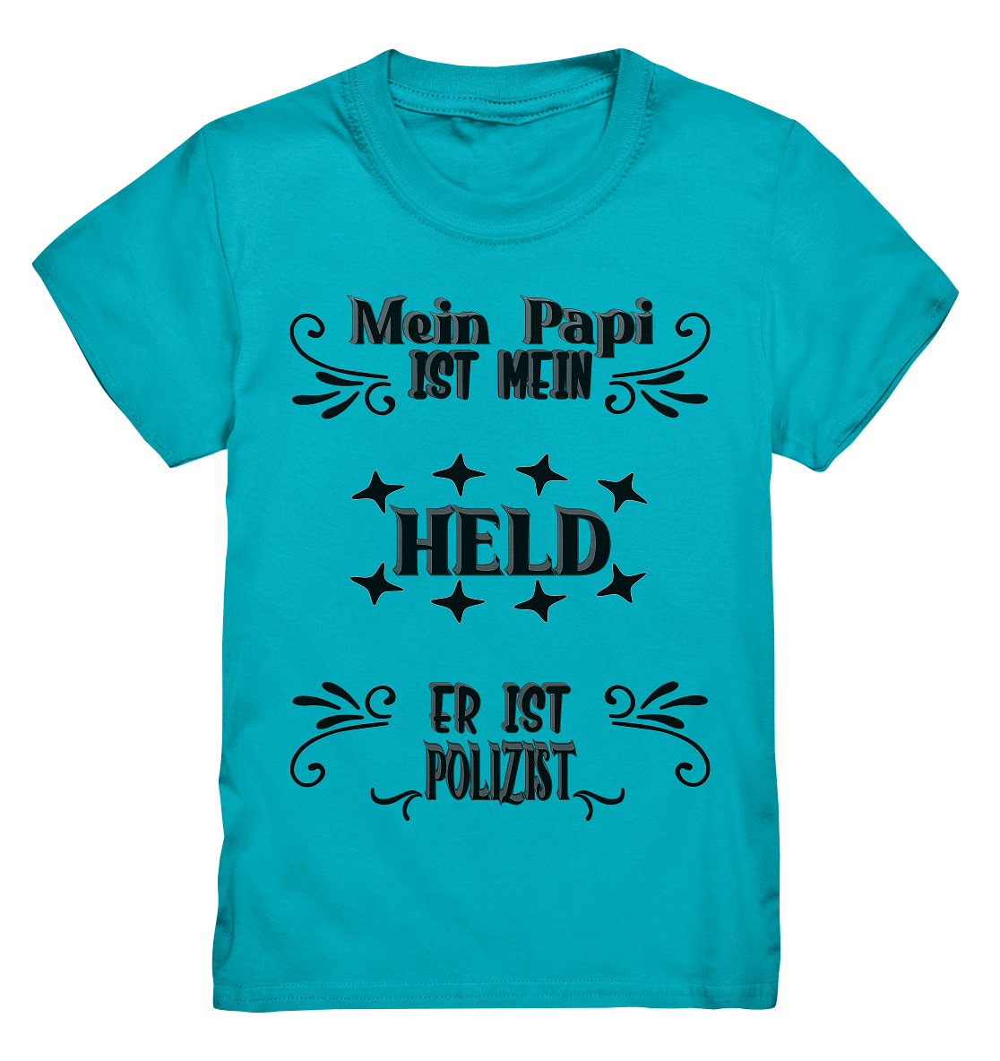 DAS PAPA PROJEKT-MEIN HELD-POLIZIST- Kids Premium Shirt