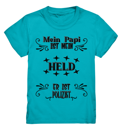 DAS PAPA PROJEKT-MEIN HELD-POLIZIST- Kids Premium Shirt