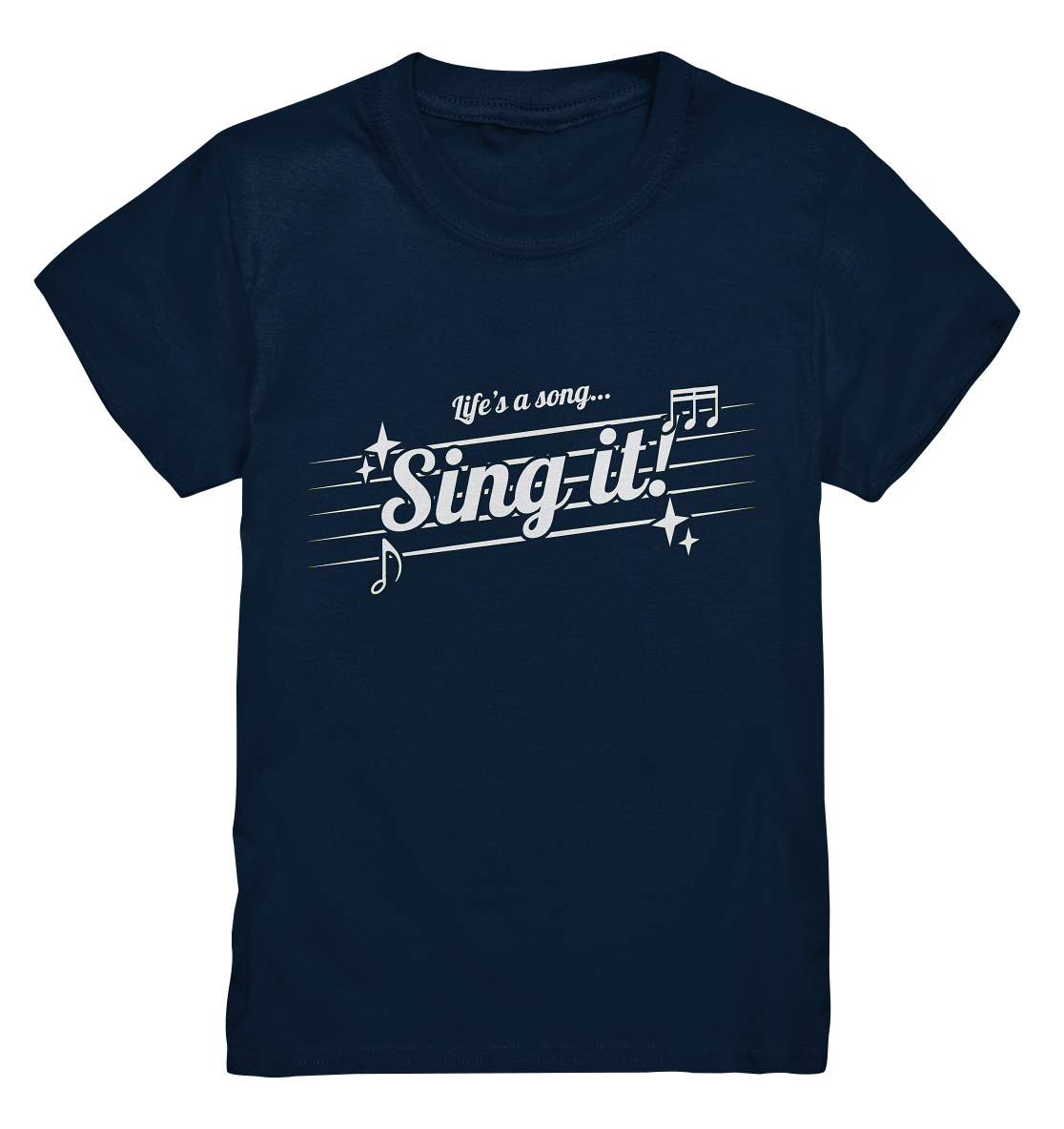 LIFE'S A SONG- Sing It, streetwear, casual Style - Kids Premium Shirt