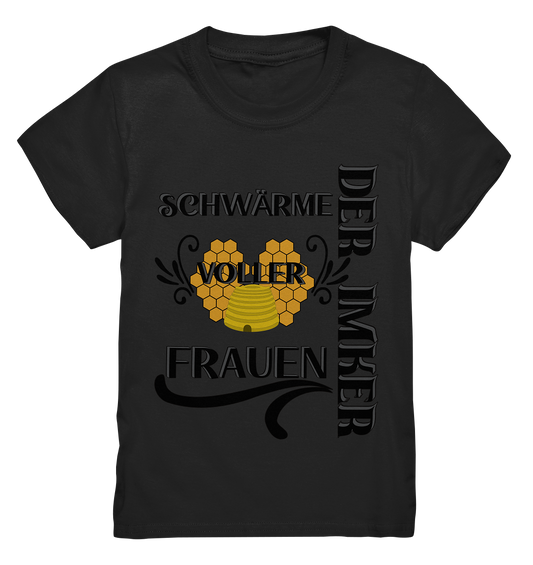 Der Imker, schwärme voller Frauen, Imkerei, Helden, schwarzes Design - Kids Premium Shirt