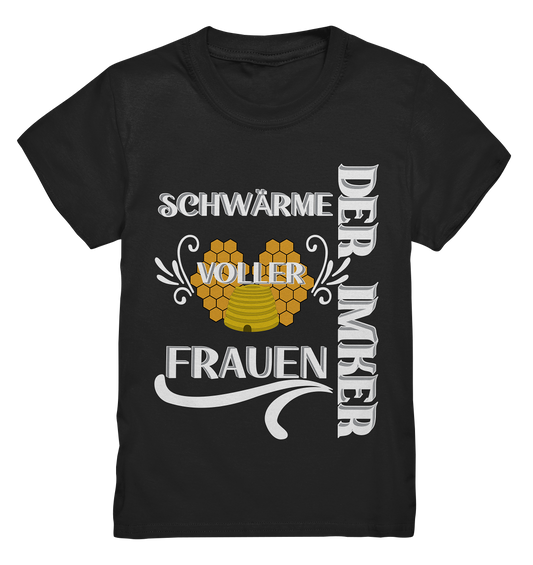 Der Imker, schwärme voller Frauen, Imkerei, Helden, Helles Motiv - Kids Premium Shirt