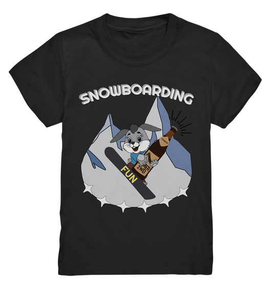 Snowboarder, Apres- Ski, Party danach, Piste, Helles Design - Kids Premium Shirt