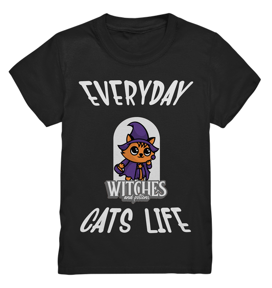 T-Shirt Comic Katze Hexe- Kids Premium Shirt