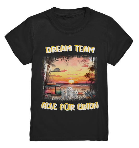 Dream Team, Einhorn Katzen Shirt, streetwear, casual t shirt, No 5 - Kids Premium Shirt