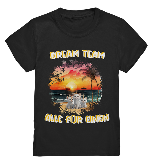 Dream Team, Einhorn Katzen Shirt, streetwear, casual t shirt, No 4 - Kids Premium Shirt