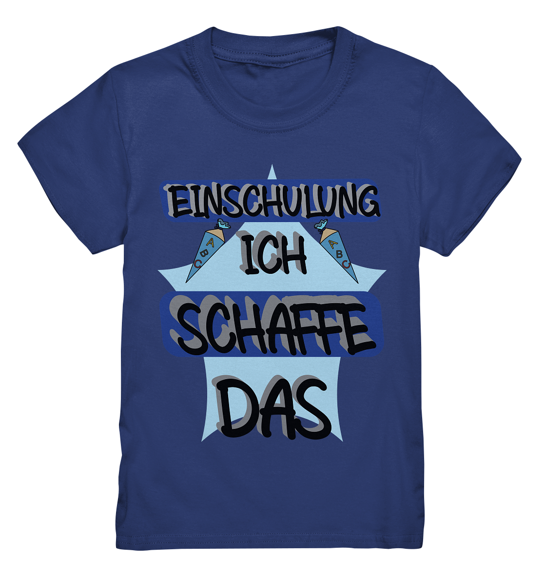 Einschulung, Ich schaff das Motivation - Kids Premium Shirt