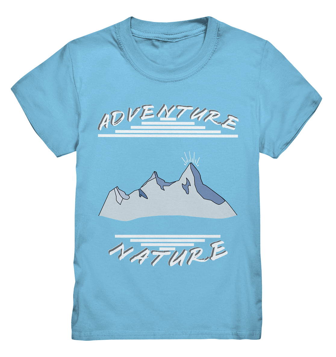 Adventure Nature, Abenteuer Natur, Camping, Geocaching - Kids Premium Shirt