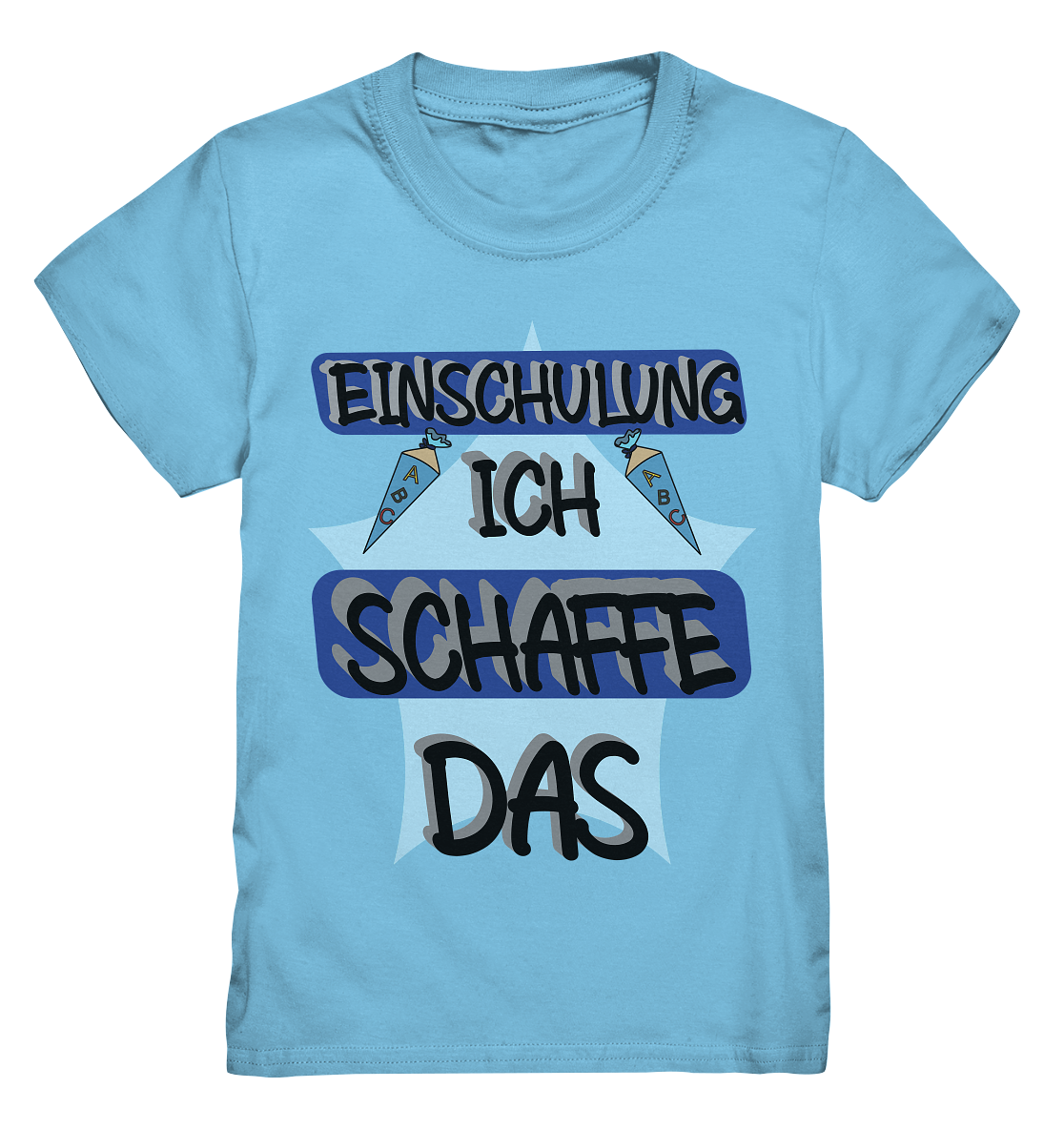 Einschulung, Ich schaff das Motivation - Kids Premium Shirt