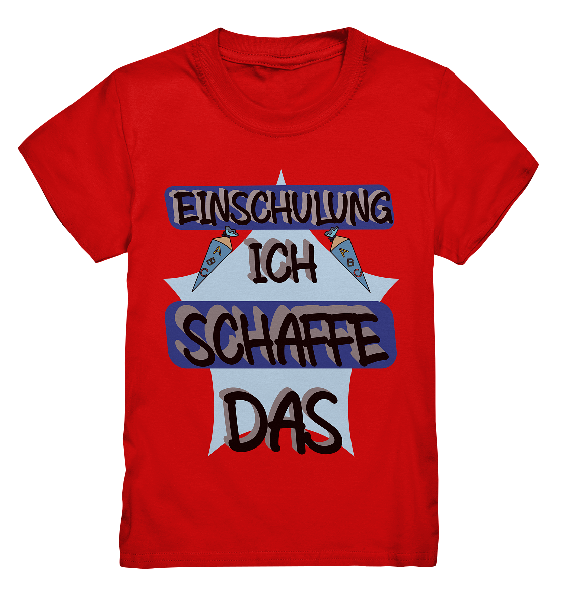 Einschulung, Ich schaff das Motivation - Kids Premium Shirt