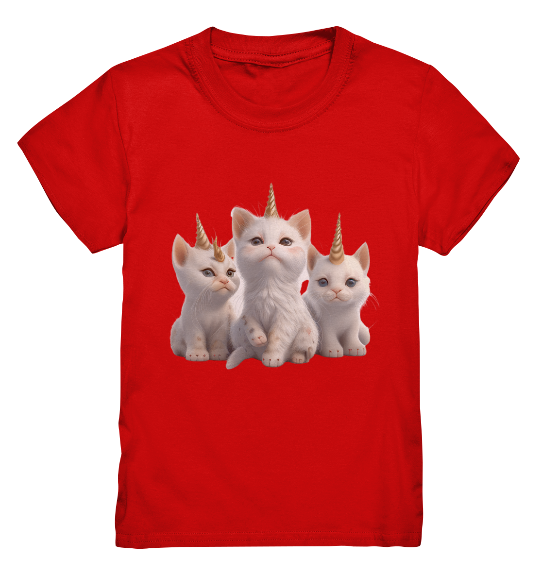 Einhorn-Katzen - Kids Premium Shirt