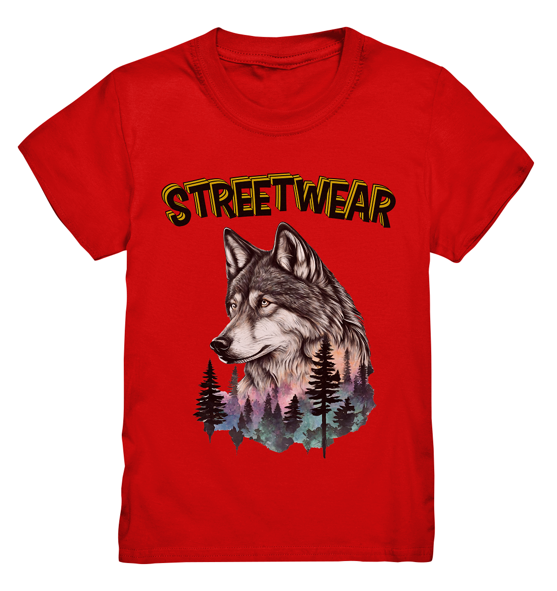 Streetwear Wildlife Design - Kids Premium Shirt