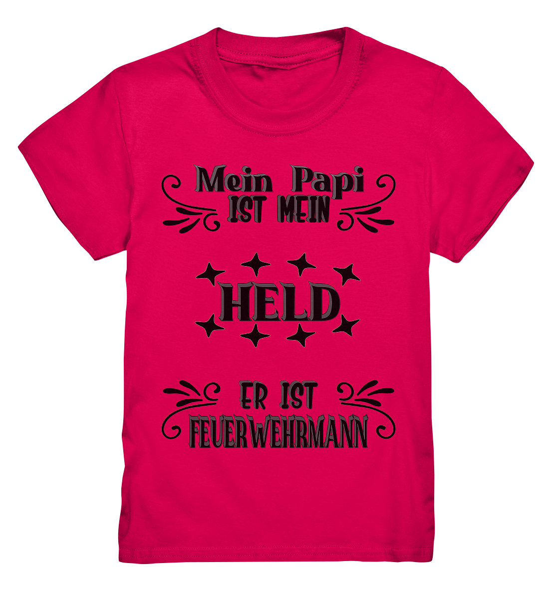 DAS PAPA PROJEKT-MEIN HELD-FEUERWEHRMANN- Kids Premium Shirt