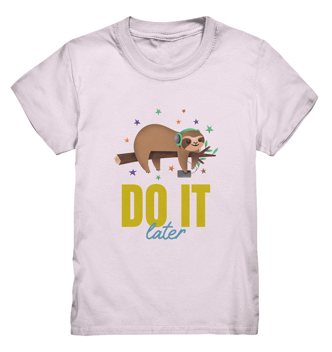 T-Shirt Kids- do it later- cooles Basic für jeden Look- Premium Shirt