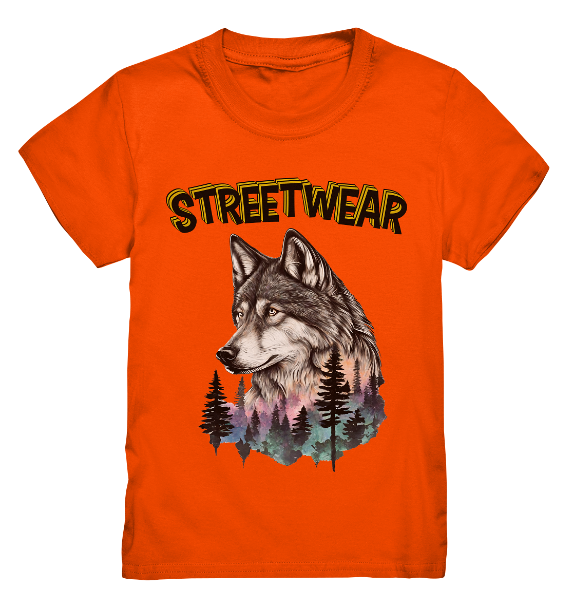 Streetwear Wildlife Design - Kids Premium Shirt