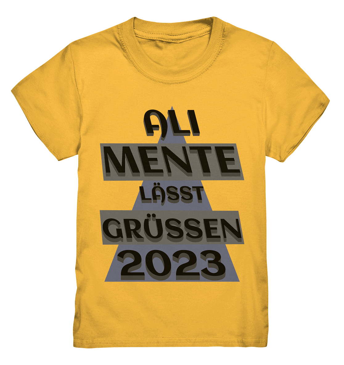 Ali Mente grüßt Euch, 2023, schwarzer Humor - Kids Premium Shirt