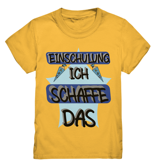 Einschulung, Ich schaff das Motivation - Kids Premium Shirt