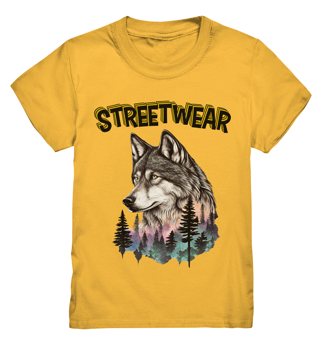 Streetwear Wildlife Design - Kids Premium Shirt