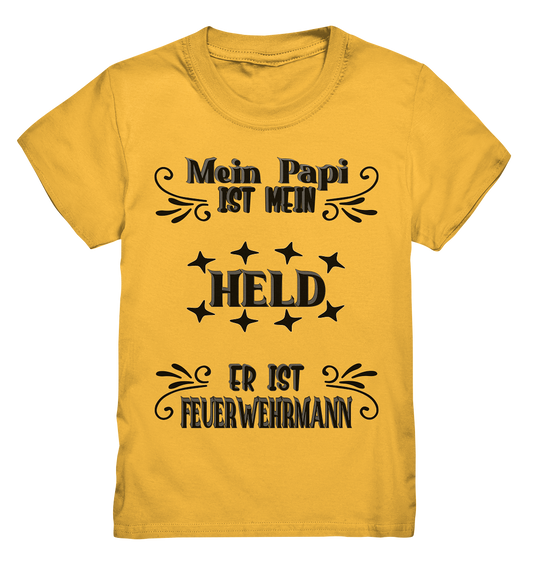 DAS PAPA PROJEKT-MEIN HELD-FEUERWEHRMANN- Kids Premium Shirt