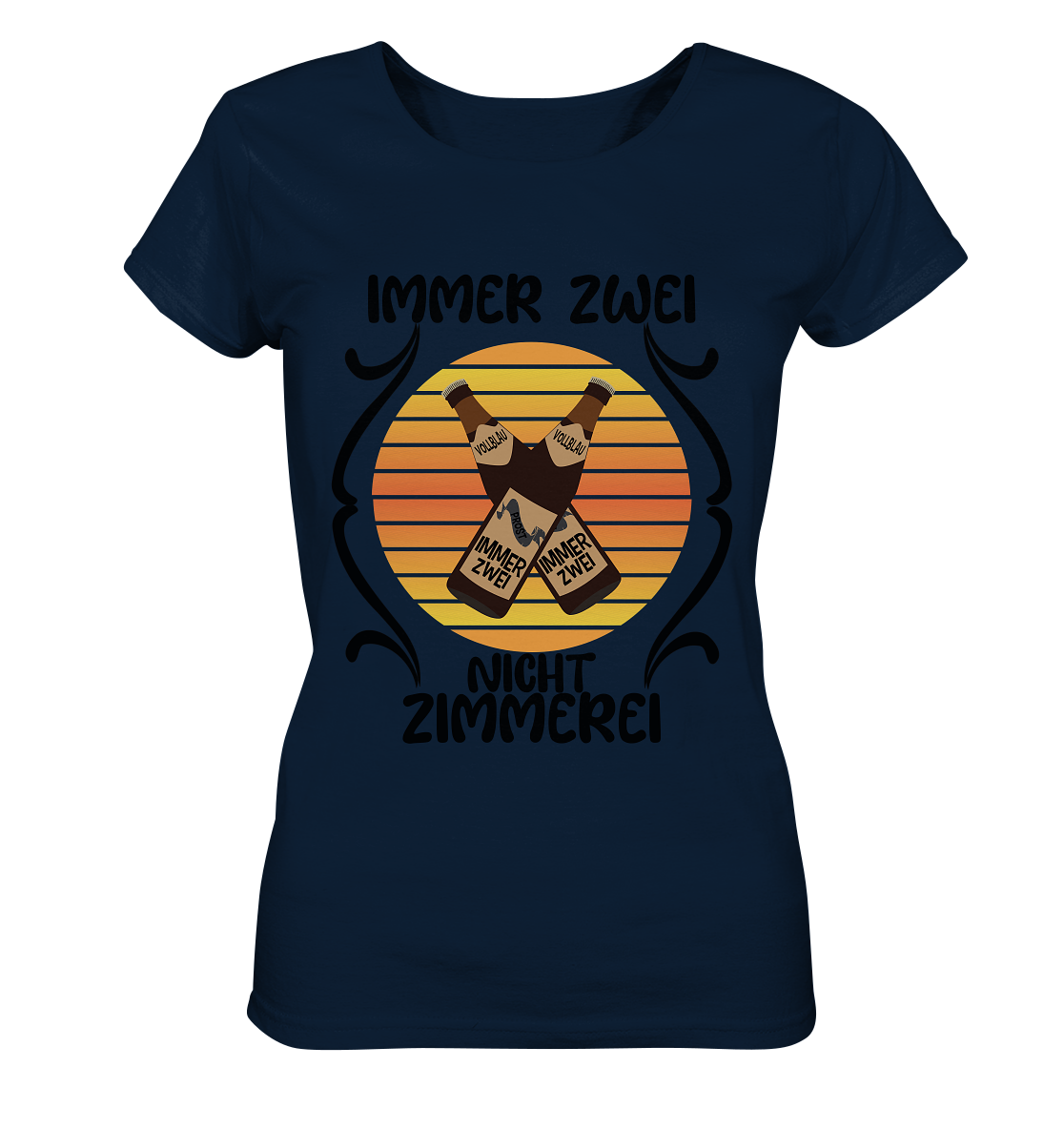 Immer Zwei, Nicht Zimmerei, witziges für den Alltag - Ladies Organic Basic Shirt