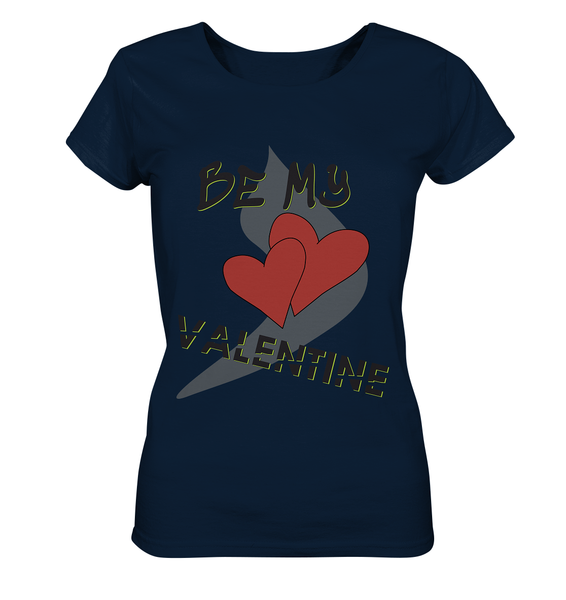 Be my Valentine, Valentinstag, 14. Februar - Ladies Organic Basic Shirt