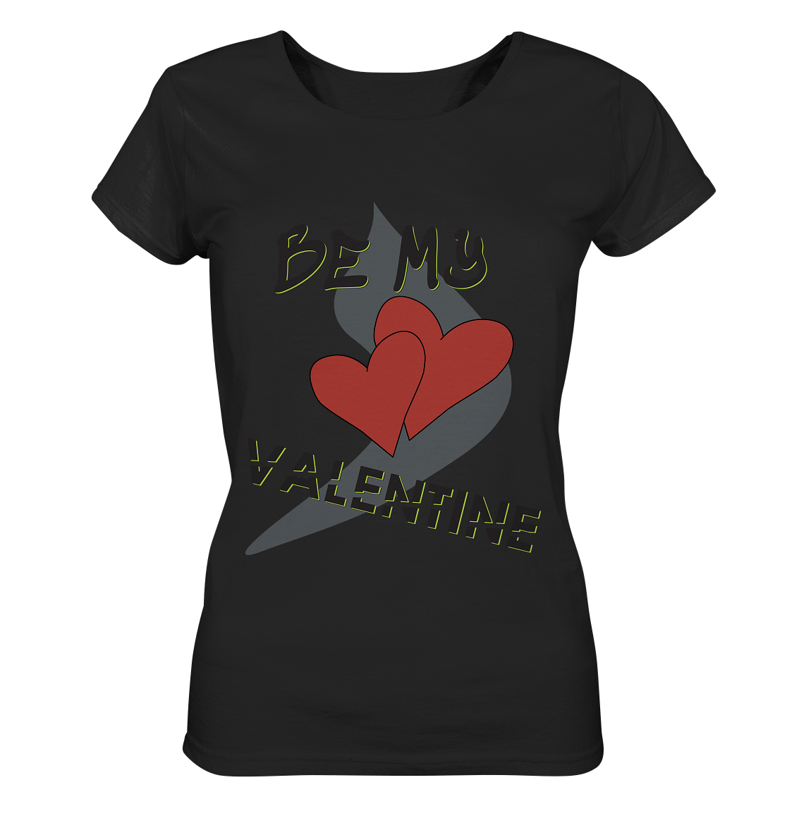 Be my Valentine, Valentinstag, 14. Februar - Ladies Organic Basic Shirt