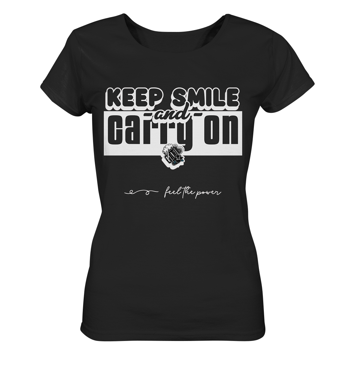 T-Shirt Geschenkidee- Keep Smile- Streetwear